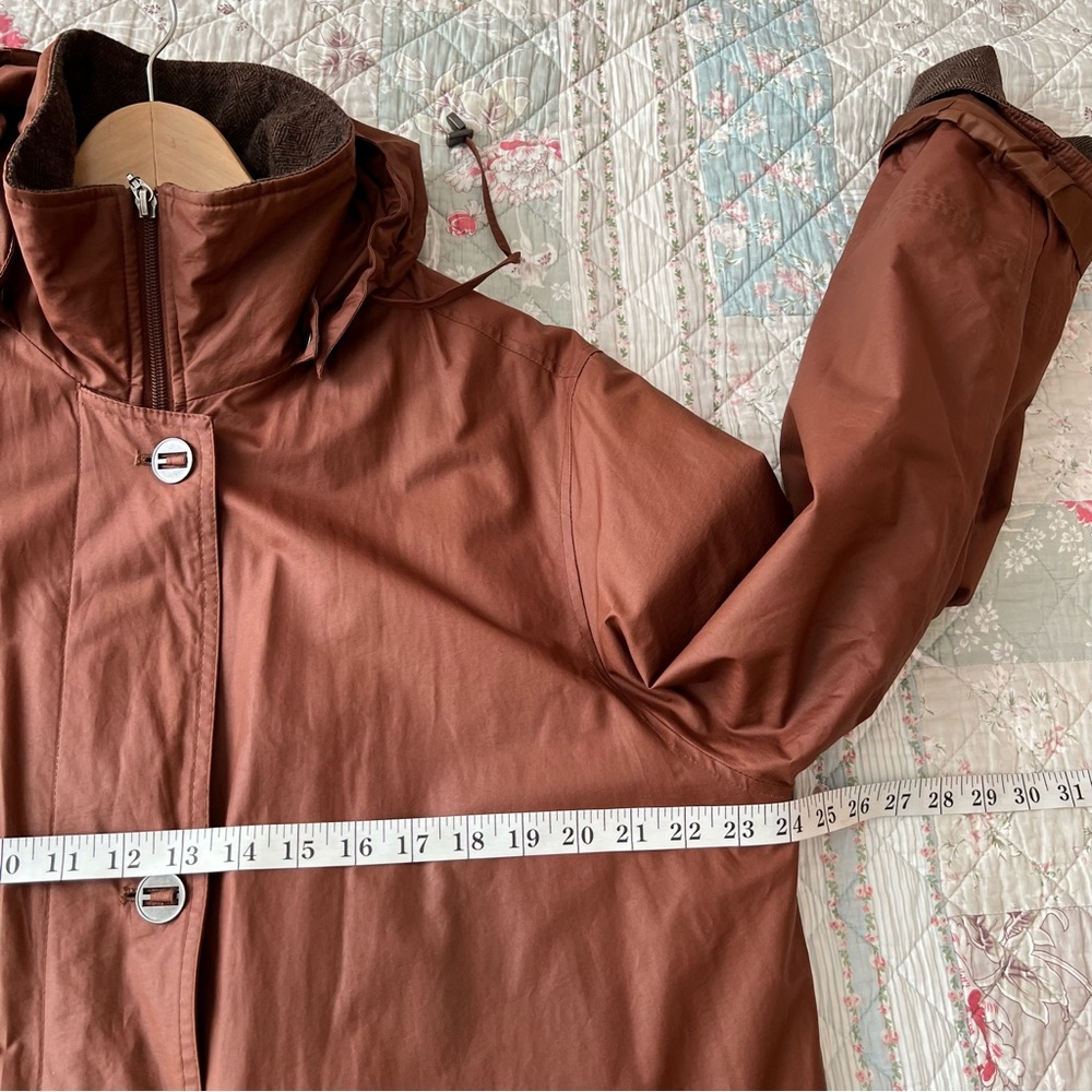 Junge Rust Jacket Size XL With Hood Lined - Picture 11 of 16